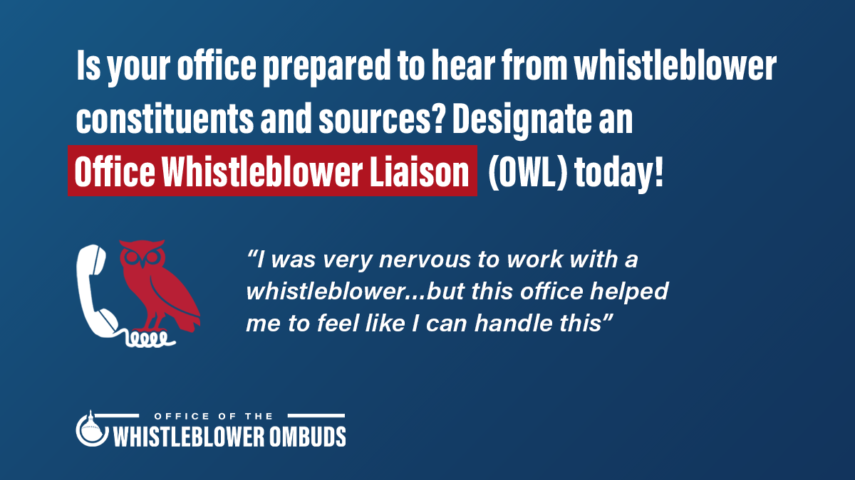 Office Whistleblower Liaison Banner