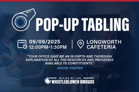 Pop Up Tabling